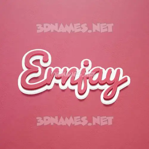ernjay in Red Scribble style - 3D name wallpaper ernjay in Red Scribble style - 3D name wallpaper