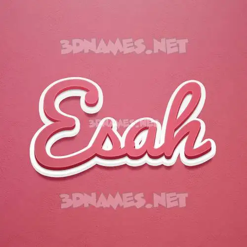 esah in Red Scribble style - 3D name wallpaper esah in Red Scribble style - 3D name wallpaper