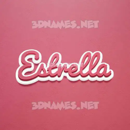 estrella in Red Scribble style - 3D name wallpaper estrella in Red Scribble style - 3D name wallpaper