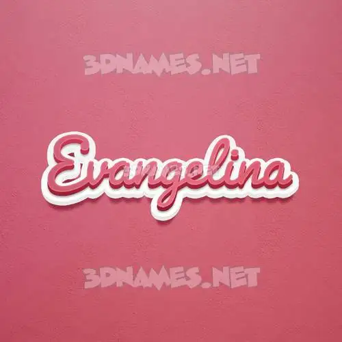 evangelina in Red Scribble style - 3D name wallpaper evangelina in Red Scribble style - 3D name wallpaper