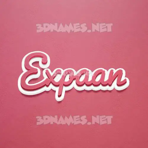 expaan in Red Scribble style - 3D name wallpaper expaan in Red Scribble style - 3D name wallpaper