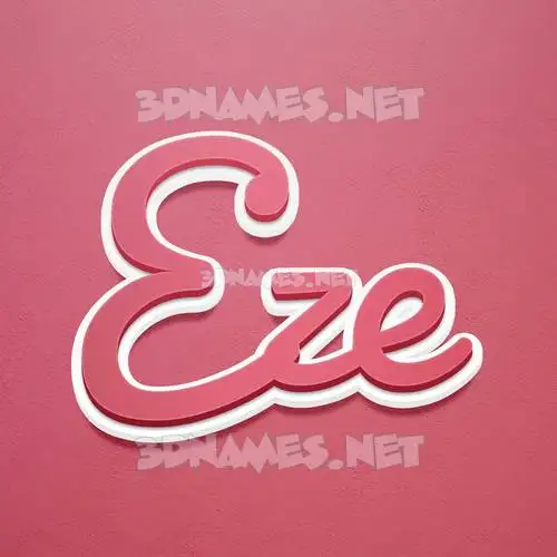 eze in Red Scribble style - 3D name wallpaper eze in Red Scribble style - 3D name wallpaper