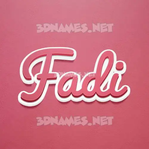 fadi in Red Scribble style - 3D name wallpaper fadi in Red Scribble style - 3D name wallpaper