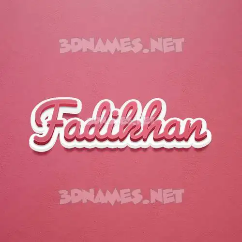 fadikhan in Red Scribble style - 3D name wallpaper fadikhan in Red Scribble style - 3D name wallpaper