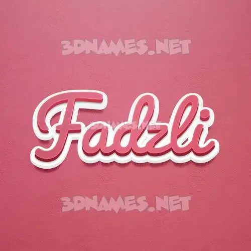 fadzli in Red Scribble style - 3D name wallpaper fadzli in Red Scribble style - 3D name wallpaper