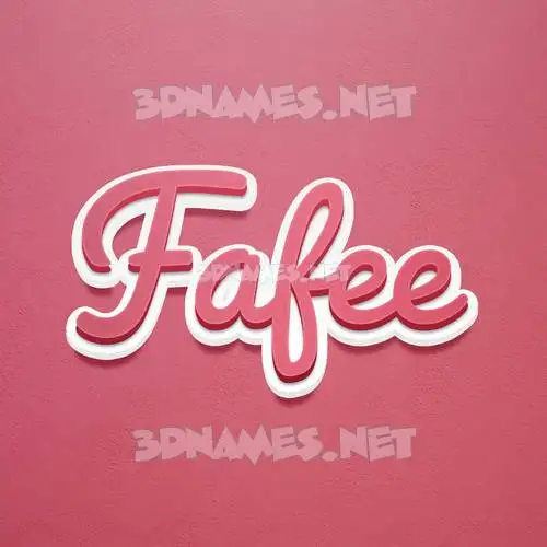fafee in Red Scribble style - 3D name wallpaper fafee in Red Scribble style - 3D name wallpaper