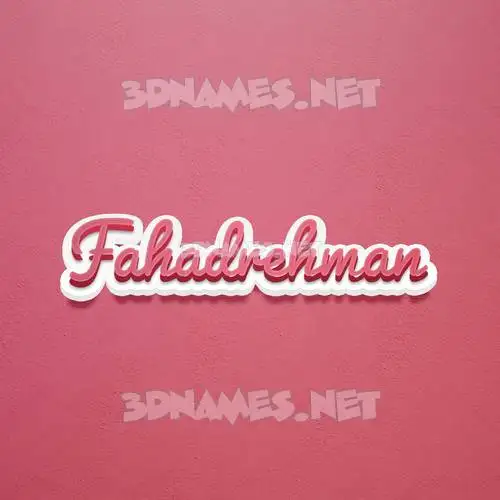 fahadrehman in Red Scribble style - 3D name wallpaper fahadrehman in Red Scribble style - 3D name wallpaper