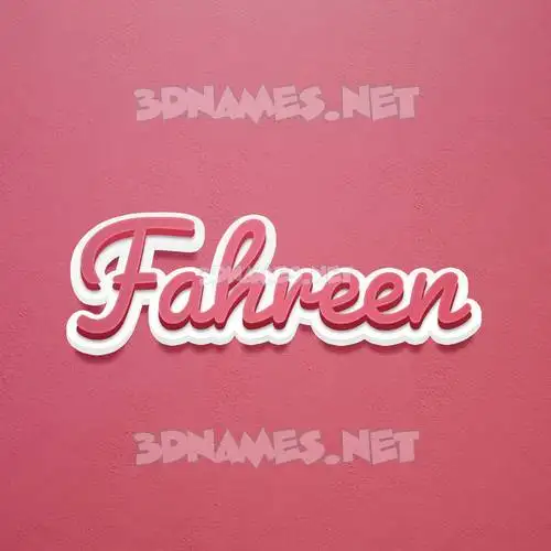 fahreen in Red Scribble style - 3D name wallpaper fahreen in Red Scribble style - 3D name wallpaper