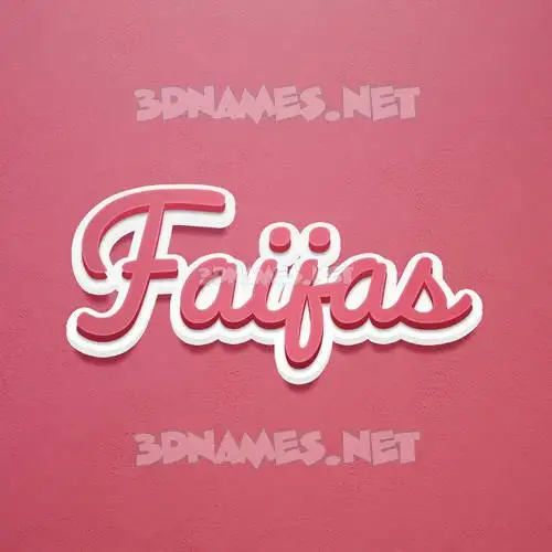 faijas in Red Scribble style - 3D name wallpaper faijas in Red Scribble style - 3D name wallpaper