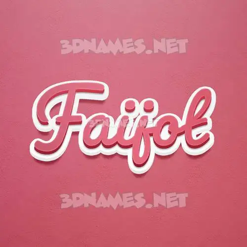 faijot in Red Scribble style - 3D name wallpaper faijot in Red Scribble style - 3D name wallpaper