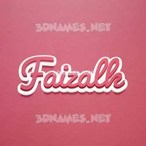 faizalk in Red Scribble style - 3D name wallpaper faizalk in Red Scribble style - 3D name wallpaper