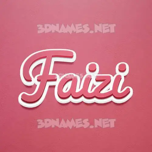 faizi in Red Scribble style - 3D name wallpaper faizi in Red Scribble style - 3D name wallpaper