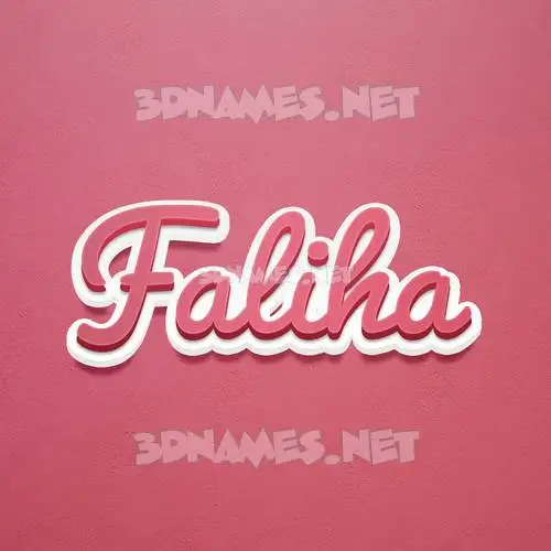 faliha in Red Scribble style - 3D name wallpaper faliha in Red Scribble style - 3D name wallpaper
