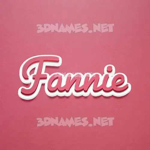 fannie in Red Scribble style - 3D name wallpaper fannie in Red Scribble style - 3D name wallpaper