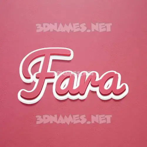 fara in Red Scribble style - 3D name wallpaper fara in Red Scribble style - 3D name wallpaper