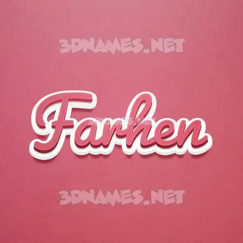 farhen in Red Scribble style - 3D name wallpaper farhen in Red Scribble style - 3D name wallpaper