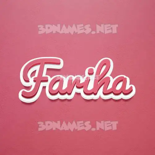 fariha in Red Scribble style - 3D name wallpaper fariha in Red Scribble style - 3D name wallpaper