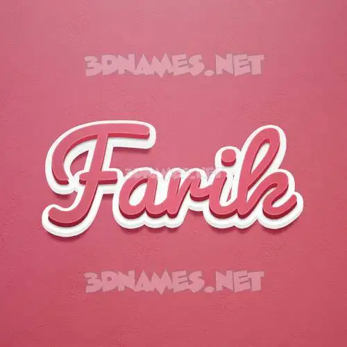 farik in Red Scribble style - 3D name wallpaper farik in Red Scribble style - 3D name wallpaper