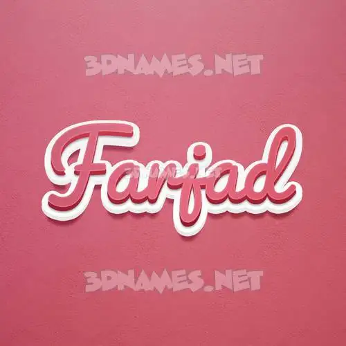 farjad in Red Scribble style - 3D name wallpaper farjad in Red Scribble style - 3D name wallpaper