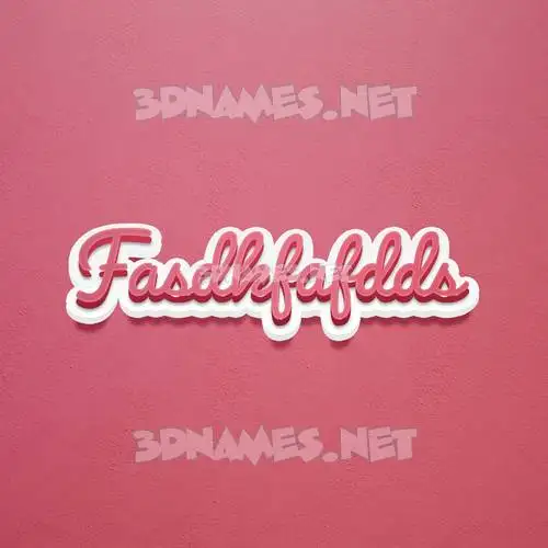 fasdkfafdds in Red Scribble style - 3D name wallpaper fasdkfafdds in Red Scribble style - 3D name wallpaper