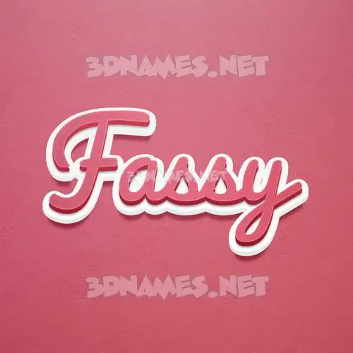 fassy in Red Scribble style - 3D name wallpaper fassy in Red Scribble style - 3D name wallpaper