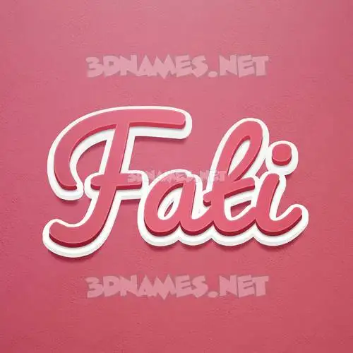 fati in Red Scribble style - 3D name wallpaper fati in Red Scribble style - 3D name wallpaper
