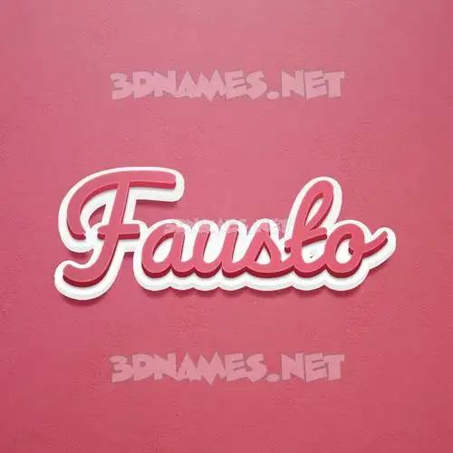fausto in Red Scribble style - 3D name wallpaper fausto in Red Scribble style - 3D name wallpaper