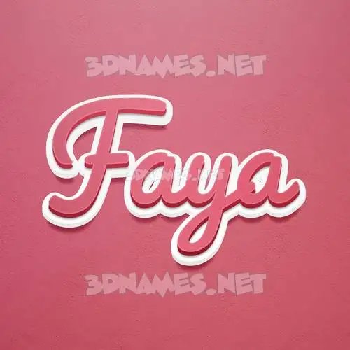 faya in Red Scribble style - 3D name wallpaper faya in Red Scribble style - 3D name wallpaper