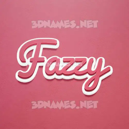 fazzy in Red Scribble style - 3D name wallpaper fazzy in Red Scribble style - 3D name wallpaper