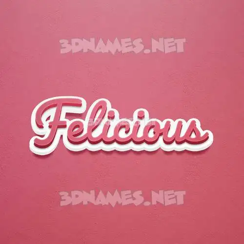 felicious in Red Scribble style - 3D name wallpaper felicious in Red Scribble style - 3D name wallpaper