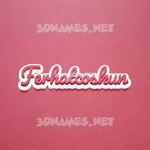 ferhatcoskun in Red Scribble style - 3D name wallpaper ferhatcoskun in Red Scribble style - 3D name wallpaper