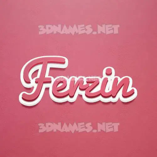 ferzin in Red Scribble style - 3D name wallpaper ferzin in Red Scribble style - 3D name wallpaper