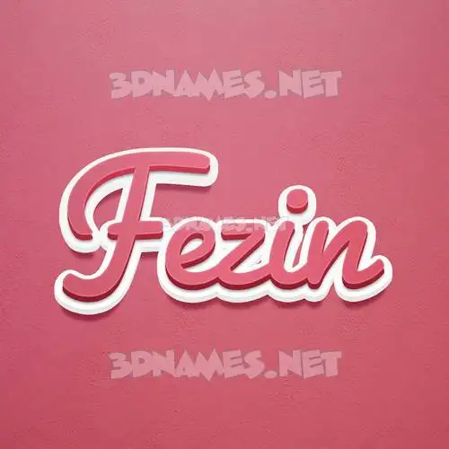 fezin in Red Scribble style - 3D name wallpaper fezin in Red Scribble style - 3D name wallpaper