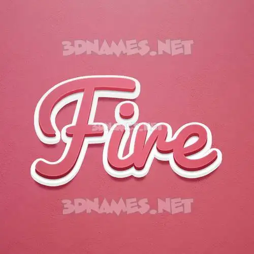 fire in Red Scribble style - 3D name wallpaper fire in Red Scribble style - 3D name wallpaper