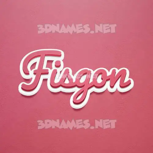 fisgon in Red Scribble style - 3D name wallpaper fisgon in Red Scribble style - 3D name wallpaper