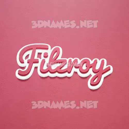 fitzroy in Red Scribble style - 3D name wallpaper fitzroy in Red Scribble style - 3D name wallpaper