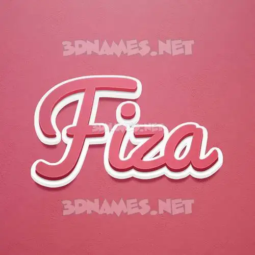 fiza in Red Scribble style - 3D name wallpaper fiza in Red Scribble style - 3D name wallpaper