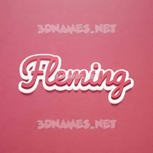 fleming in Red Scribble style - 3D name wallpaper fleming in Red Scribble style - 3D name wallpaper