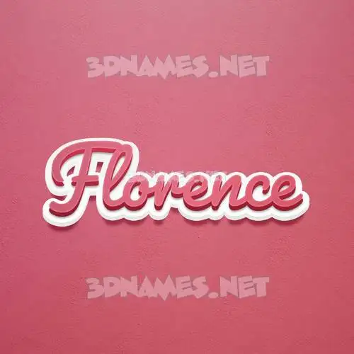 florence in Red Scribble style - 3D name wallpaper florence in Red Scribble style - 3D name wallpaper