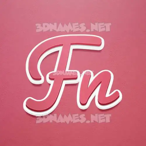 fn in Red Scribble style - 3D name wallpaper fn in Red Scribble style - 3D name wallpaper