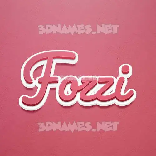fozzi in Red Scribble style - 3D name wallpaper fozzi in Red Scribble style - 3D name wallpaper