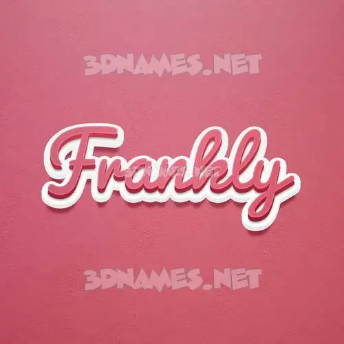 frankly in Red Scribble style - 3D name wallpaper frankly in Red Scribble style - 3D name wallpaper