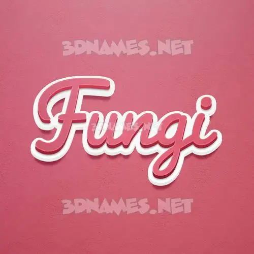 fungi in Red Scribble style - 3D name wallpaper fungi in Red Scribble style - 3D name wallpaper