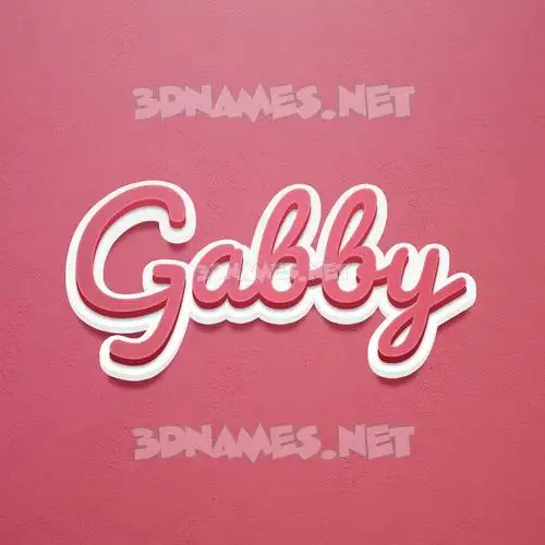 gabby in Red Scribble style - 3D name wallpaper gabby in Red Scribble style - 3D name wallpaper