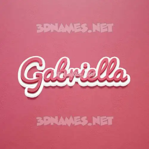 gabriella in Red Scribble style - 3D name wallpaper gabriella in Red Scribble style - 3D name wallpaper