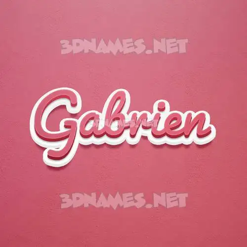 gabrien in Red Scribble style - 3D name wallpaper gabrien in Red Scribble style - 3D name wallpaper
