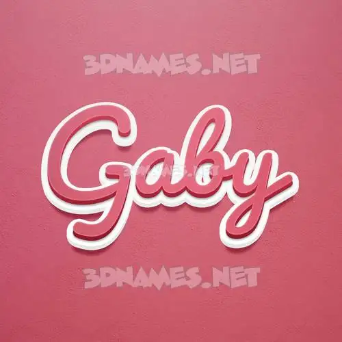 gaby in Red Scribble style - 3D name wallpaper gaby in Red Scribble style - 3D name wallpaper