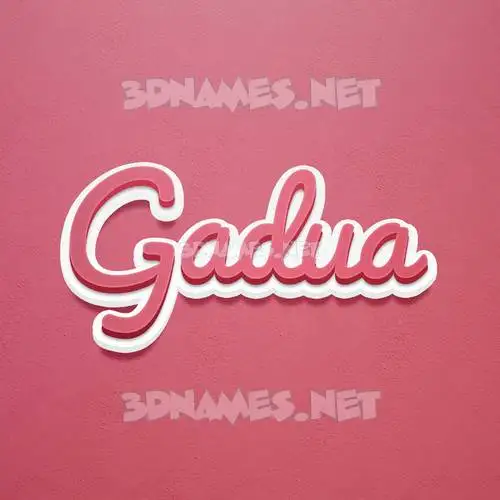 gadua in Red Scribble style - 3D name wallpaper gadua in Red Scribble style - 3D name wallpaper