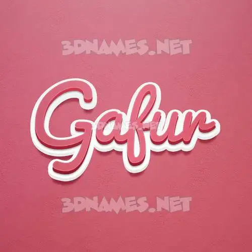gafur in Red Scribble style - 3D name wallpaper gafur in Red Scribble style - 3D name wallpaper