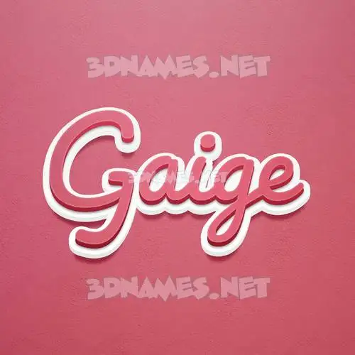 gaige in Red Scribble style - 3D name wallpaper gaige in Red Scribble style - 3D name wallpaper